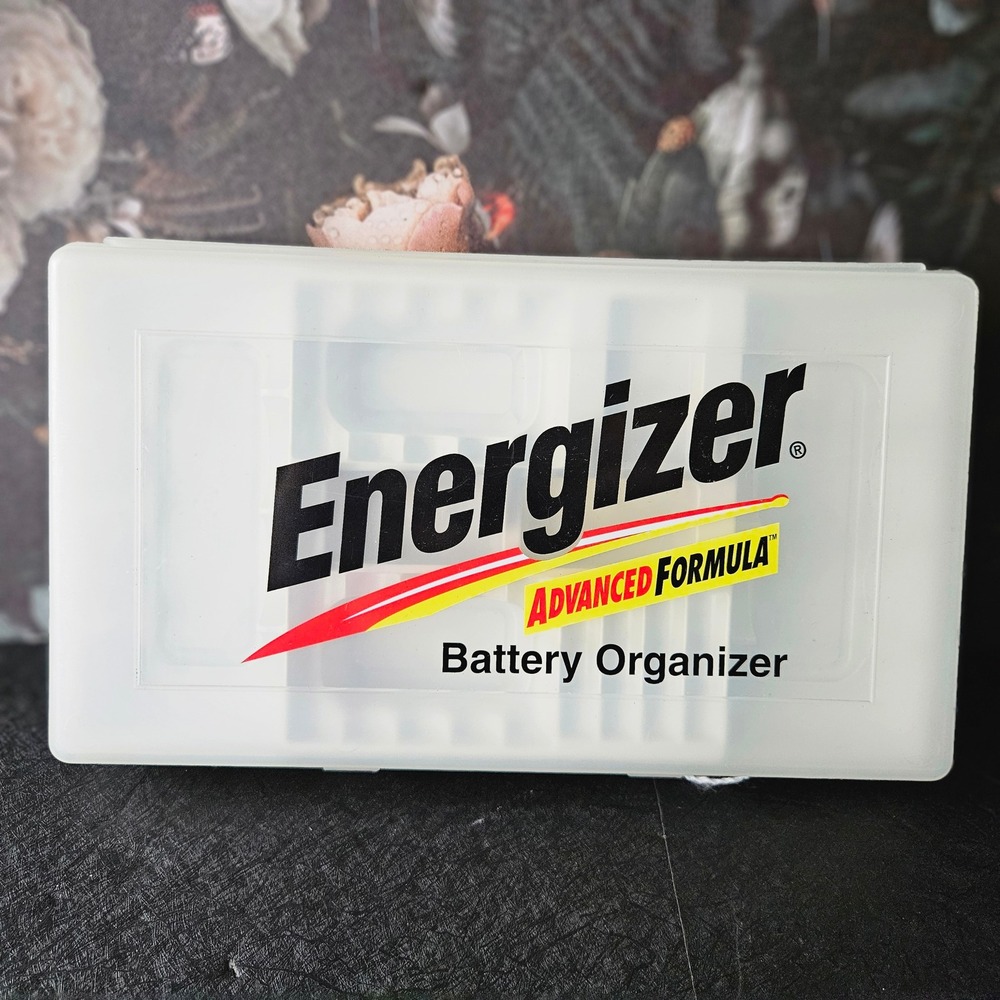 Vtg Energizer Battery Organizer with Removeable Tray - Plastic -‎ EXCELLENT